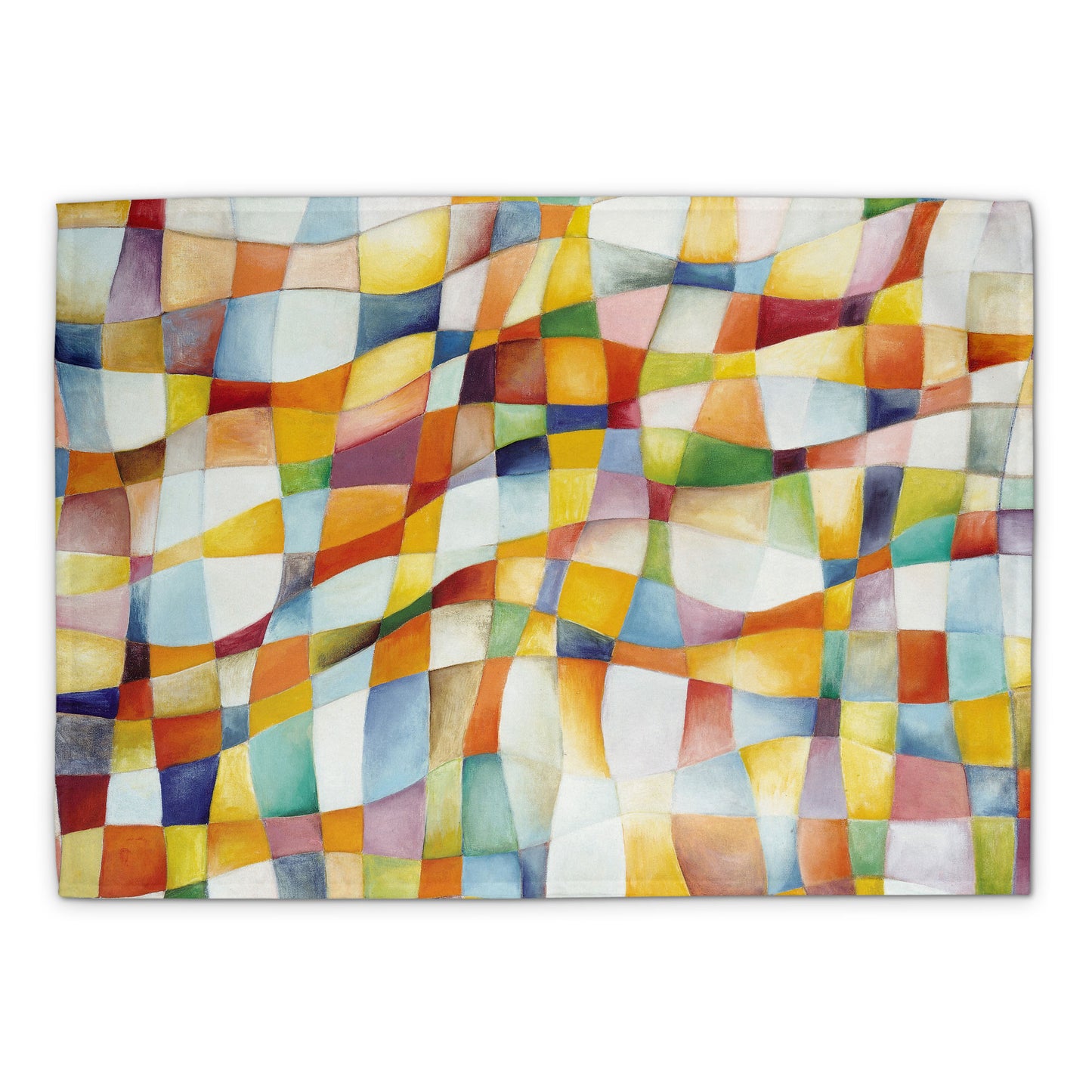 Grid Dancing Tea Towel