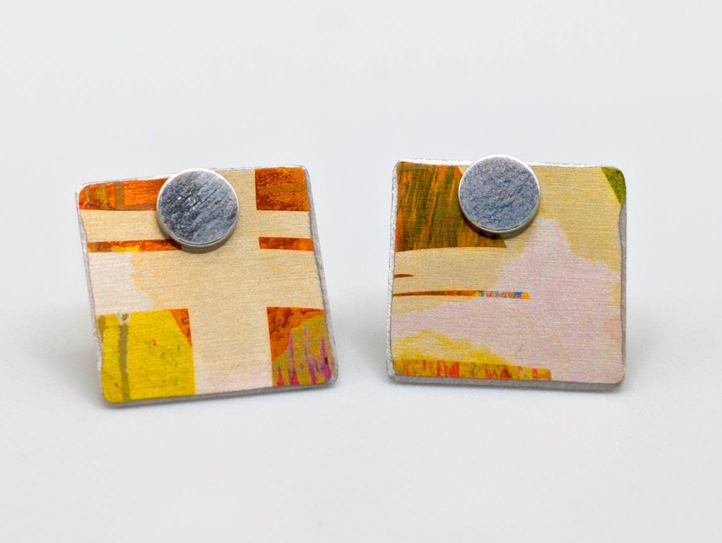 Orange and yellow 2 in 1 studs