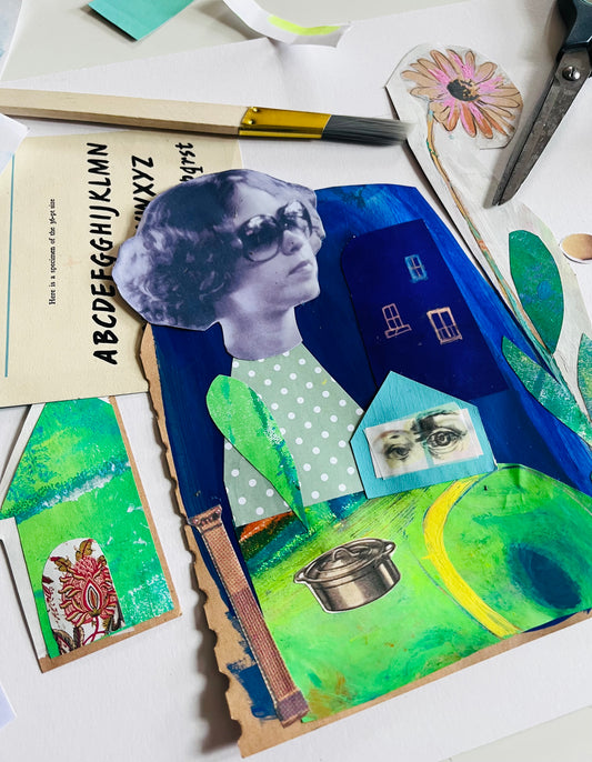 Art for Wellbeing short course: Expressing identity through mixed media