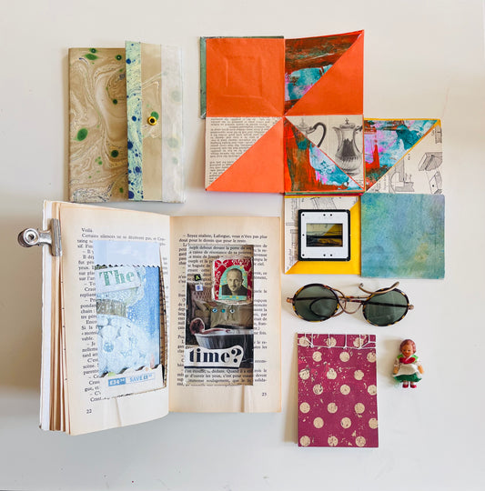 Art for Wellbeing short course: Creative Journaling: marks, words, traces