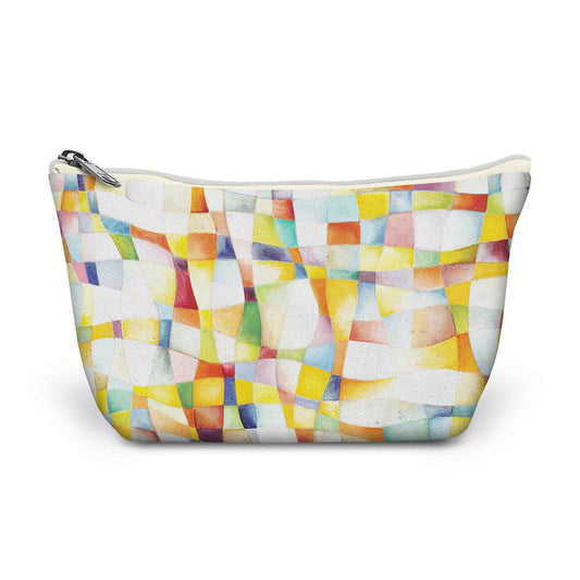 Grid Dancing make up bag