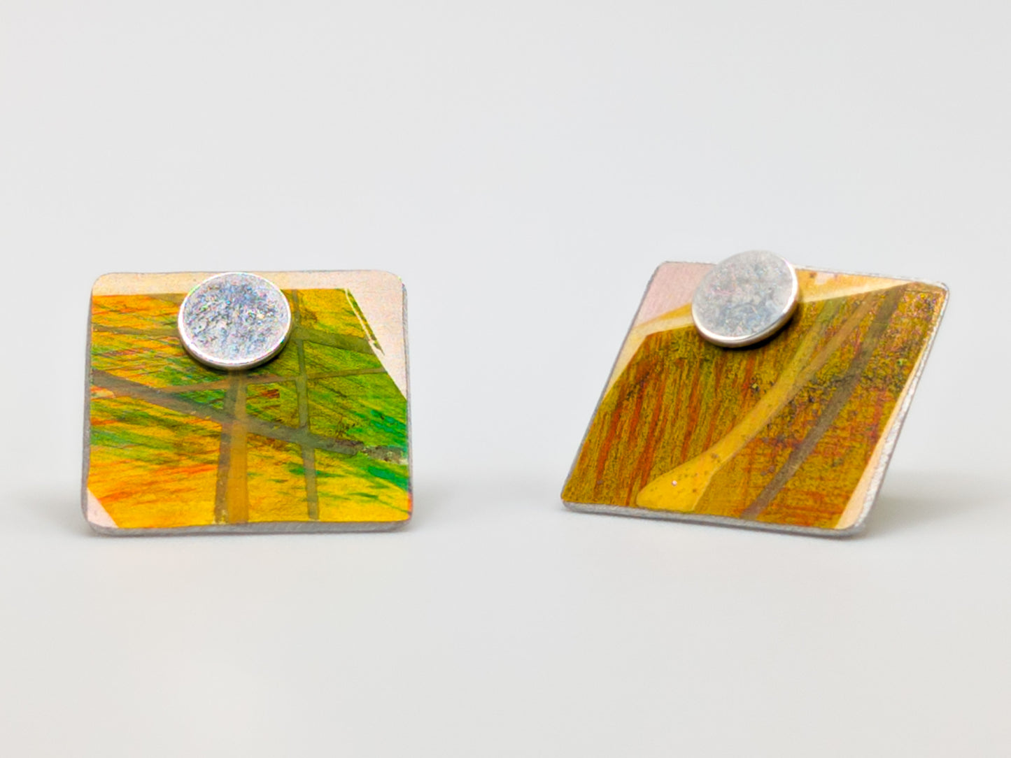 Green and yellow 2 in 1 studs